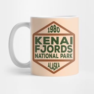 Kenai Fjords National Park badge Mug